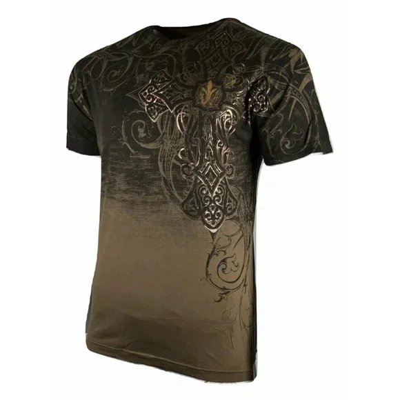 XTREME COUTURE by AFFLICTION Men T-Shirt DECRETUM - Picture 4 of 9